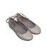 A Silver Flats from Bonpoint in size 6T for girl. (Front View)