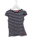 A Navy Short Sleeve Tops from Joules in size 5T for girl. (Front View)