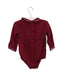 A Burgundy Long Sleeve Bodysuits from Mamas & Papas in size 3-6M for girl. (Back View)