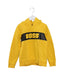 A Yellow Sweatshirts from Boss in size 8Y for boy. (Front View)