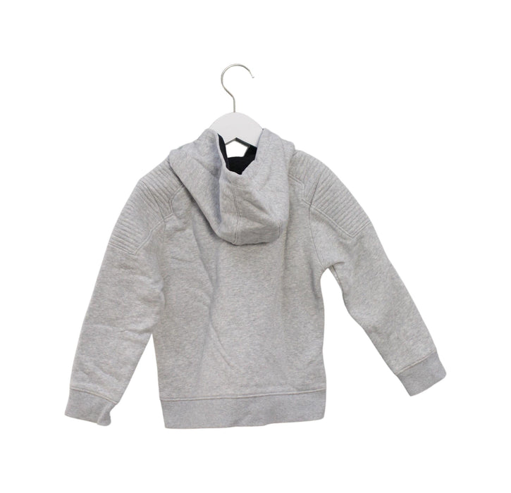 A Grey Sweatshirts from Boss in size 6T for boy. (Back View)