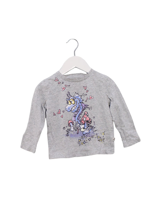 A Grey Long Sleeve Tops from Stella McCartney in size 2T for girl. (Front View)