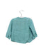 A Teal Shirts from Nanos in size 6-12M for boy. (Back View)