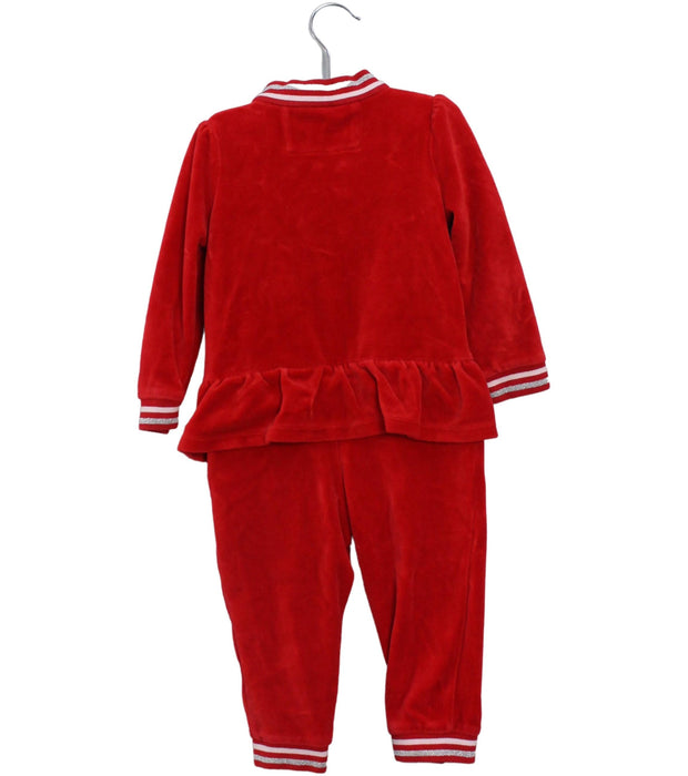 A Red Long Sleeve Jumpsuits from Ferrari in size 6-12M for girl. (Back View)