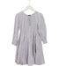 A Purple Long Sleeve Dresses from Velveteen in size 6T for girl. (Front View)