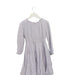 A Purple Long Sleeve Dresses from Velveteen in size 6T for girl. (Back View)