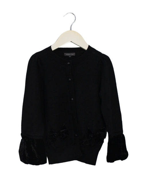 A Black Cardigans from Nicholas & Bears in size 4T for girl. (Front View)
