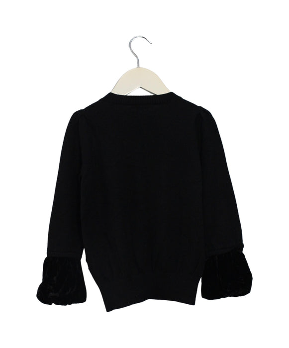 A Black Cardigans from Nicholas & Bears in size 4T for girl. (Back View)