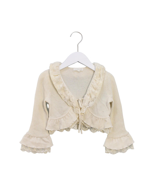 A Ivory Cardigans from Nicholas & Bears in size 6T for girl. (Front View)