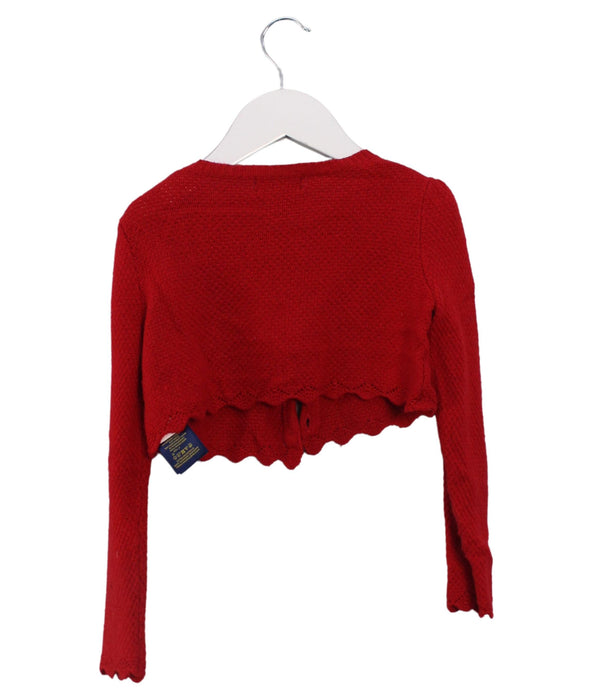 A Red Cardigans from Polo Ralph Lauren in size 4T for girl. (Back View)