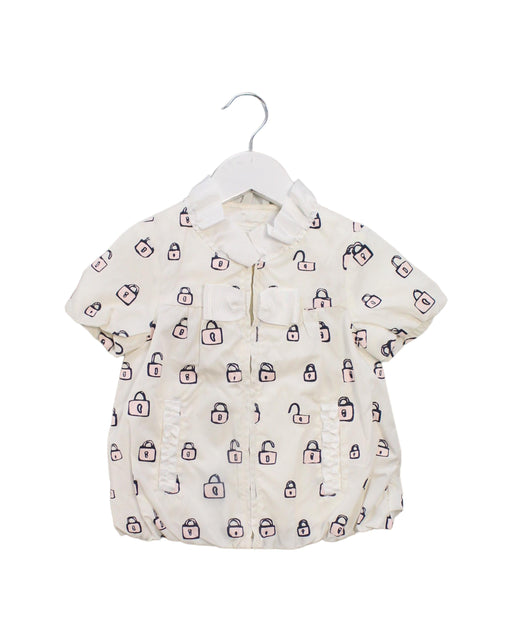 A White Lightweight Jackets from Nicholas & Bears in size 2T for girl. (Front View)