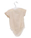 A Beige Short Sleeve Bodysuits from Natures Purest in size 0-3M for neutral. (Back View)