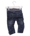 A Blue Jeans from bellybutton in size 3-6M for boy. (Back View)