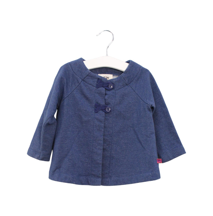 A Navy Lightweight Jackets from Felix & Mina in size 18-24M for girl. (Front View)