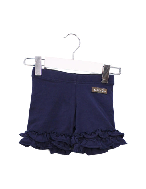 A Navy Shorts from Matilda Jane in size 2T for girl. (Front View)