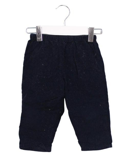 A Navy Casual Pants from Jacadi in size 6-12M for girl. (Front View)