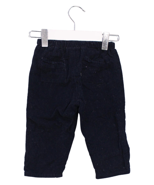 A Navy Casual Pants from Jacadi in size 6-12M for girl. (Back View)