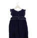 A Navy Sleeveless Dresses from Minnow in size 11Y for girl. (Back View)