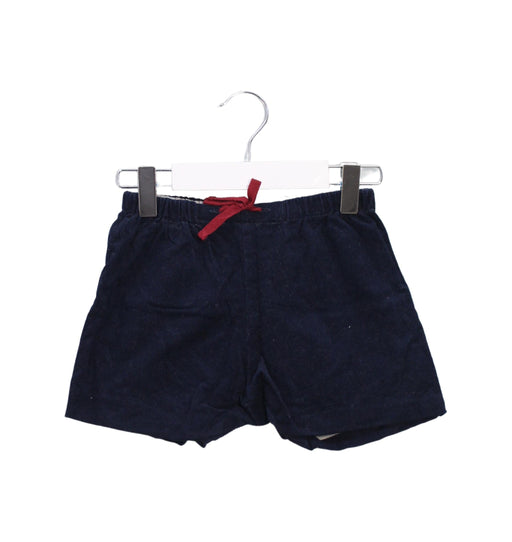 A Navy Shorts from Les Enfantines in size 4T for boy. (Front View)