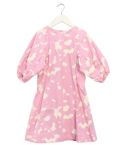 A Pink Short Sleeve Dresses from Marni in size 8Y for girl. (Front View)