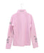 A Pink Zippered Sweatshirts from Bogner in size 8Y for girl. (Back View)