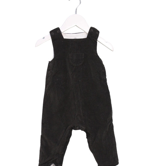 A Brown Long Overalls from Petit Bateau in size 3-6M for boy. (Front View)