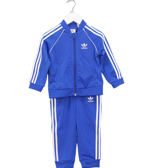 A Blue Pants Sets from Adidas in size 6-12M for boy. (Front View)
