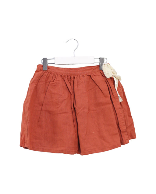A Orange Short Skirts from Emile et Ida in size 8Y for girl. (Front View)