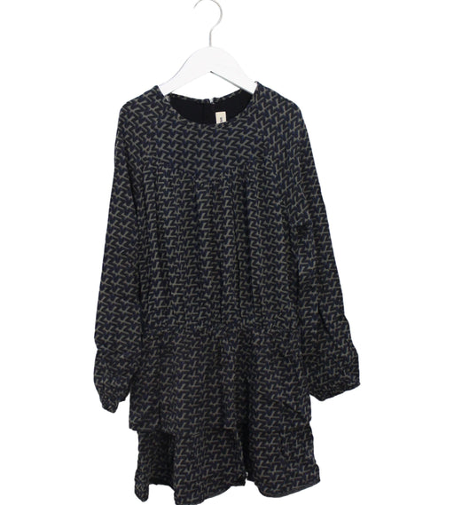A Green Long Sleeve Dresses from Zadig & Voltaire in size 10Y for girl. (Front View)