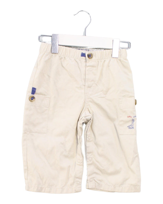 A Beige Casual Pants from Janie & Jack in size 6-12M for boy. (Front View)
