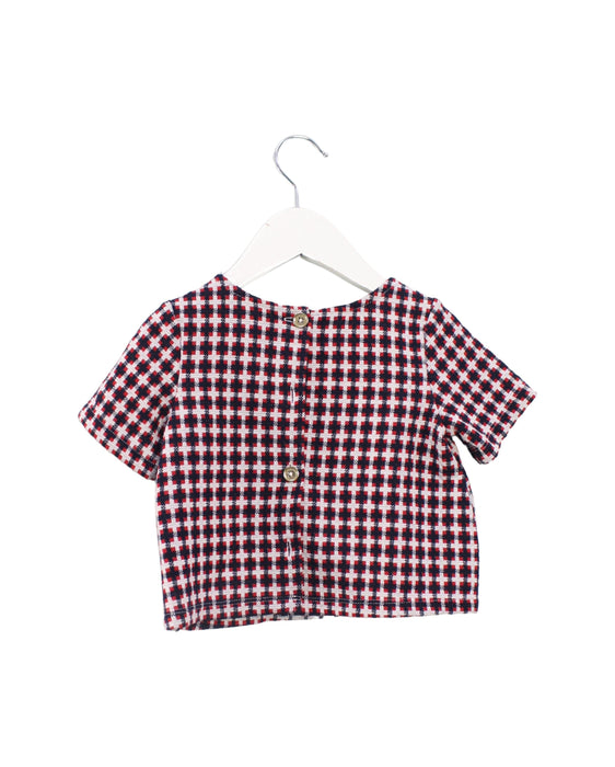 A Red Short Sleeve Tops from Janie & Jack in size 3T for girl. (Back View)