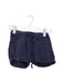 A Navy Shorts from Seed in size 12-18M for girl. (Front View)
