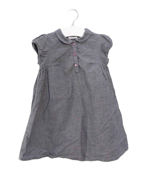 A Blue Short Sleeve Dresses from Bout'Chou in size 18-24M for girl. (Front View)