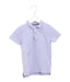 A Blue Short Sleeve Polos from Monoprix in size 4T for boy. (Front View)