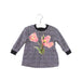 A Black Crewneck Sweatshirts from Dolce & Gabbana in size 6-12M for girl. (Front View)