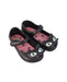 A Black Flats from Mini Melissa in size 18-24M for girl. (Front View)
