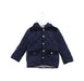 A Navy Puffer/Quilted Jackets from Jojo Maman Bébé in size 2T for boy. (Front View)