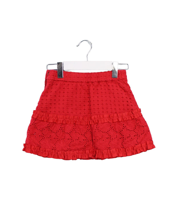 A Red Short Skirts from Nicholas & Bears in size 4T for girl. (Front View)
