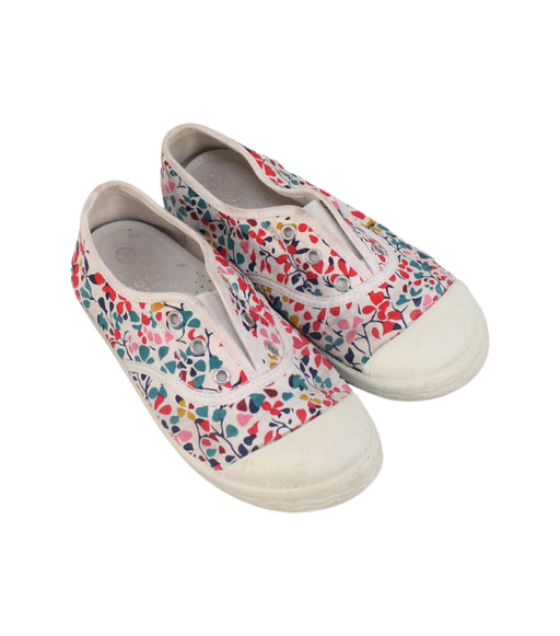 A Red Slip Ons from Jacadi in size 5T for girl. (Front View)