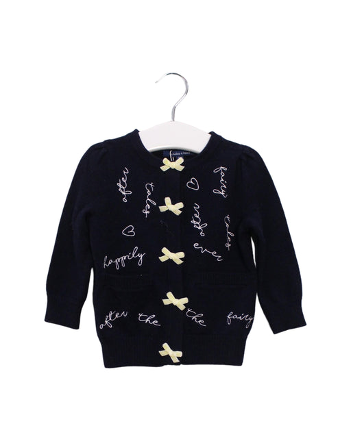 A Navy Cardigans from Nicholas & Bears in size 6-12M for girl. (Front View)