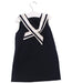 A Navy Sleeveless Dresses from Dolce & Gabbana in size 18-24M for girl. (Back View)