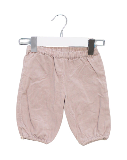 A Pink Casual Pants from Bonpoint in size 0-3M for girl. (Front View)
