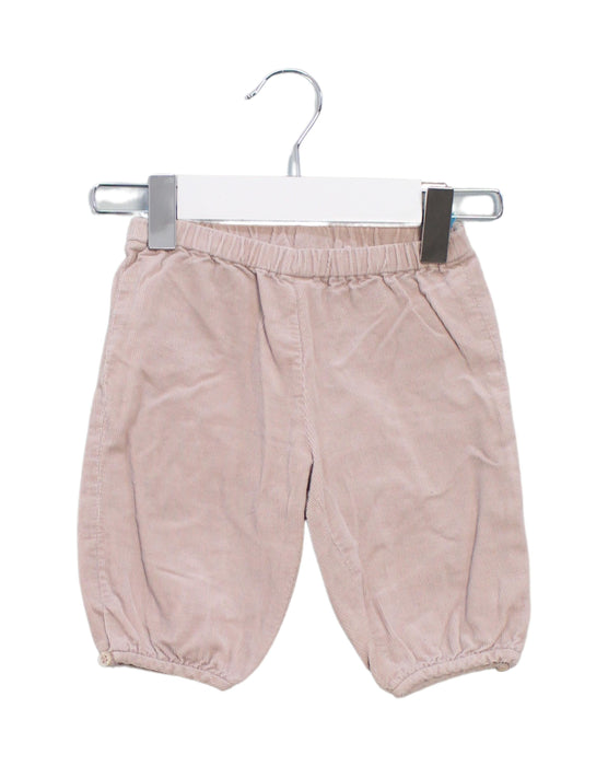 A Pink Casual Pants from Bonpoint in size 0-3M for girl. (Front View)