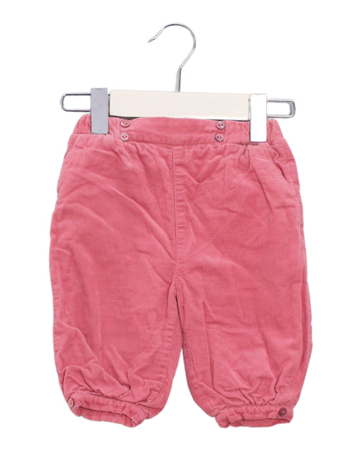 A Pink Casual Pants from Cyrillus in size 0-3M for girl. (Front View)