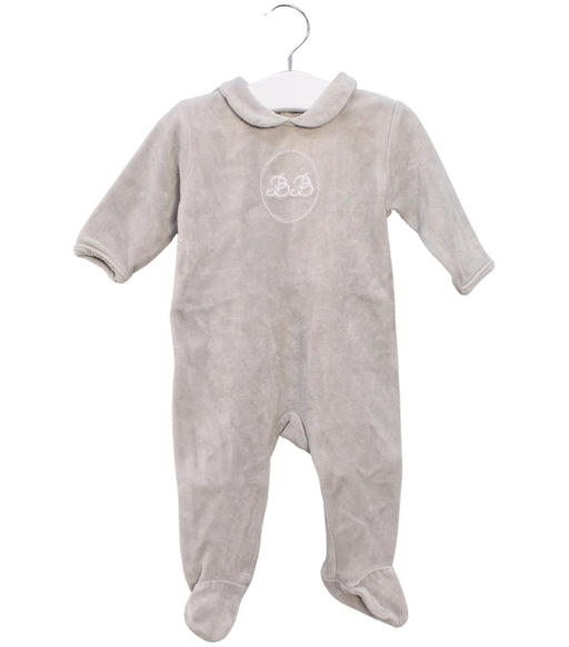 A Grey Onesies from DPAM in size 0-3M for boy. (Front View)