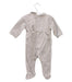 A Grey Onesies from DPAM in size 0-3M for boy. (Back View)
