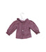 A Red Long Sleeve Tops from Jacadi in size 0-3M for girl. (Back View)