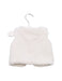 A White Outerwear Vests from Bout'Chou in size 0-3M for girl. (Back View)