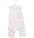 A White Jumpsuits from Bout'Chou in size 3-6M for girl. (Front View)
