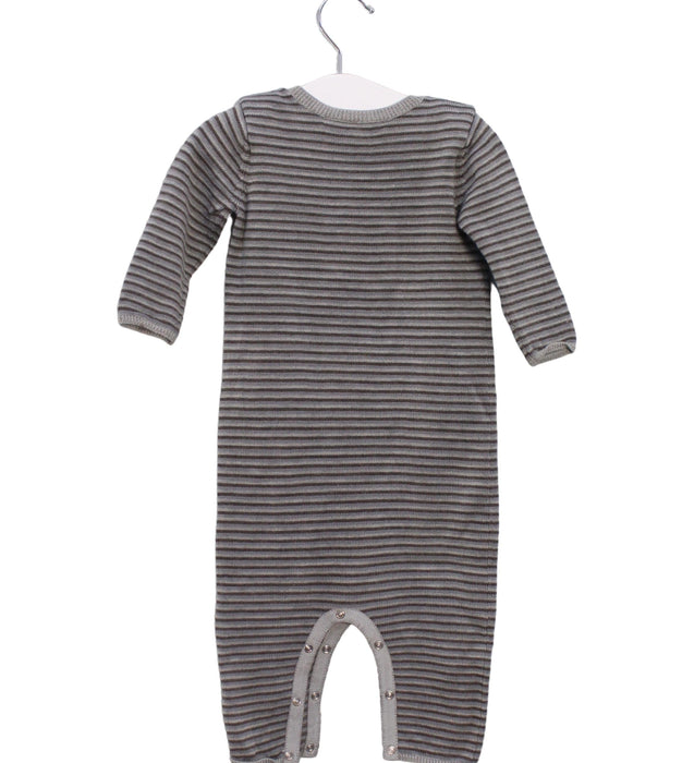 A Grey Long Sleeve Jumpsuits from Bonpoint in size 3-6M for boy. (Back View)